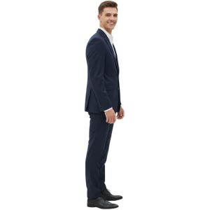 Alternative view of Traje Liso Spandex Regular Negro Hombre Vila Finzi