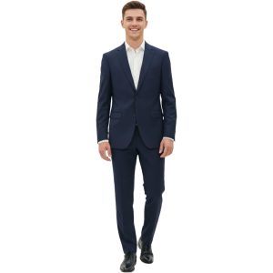 Traje Liso Regular Azul Noche Hombre Vila Finzi