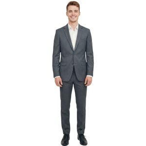 Traje Liso Regular Gris Oscuro Hombre Vila Finzi
