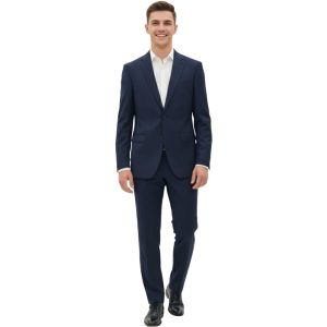 Traje Dobby Slim Azul Noche Hombre Vila Finzi
