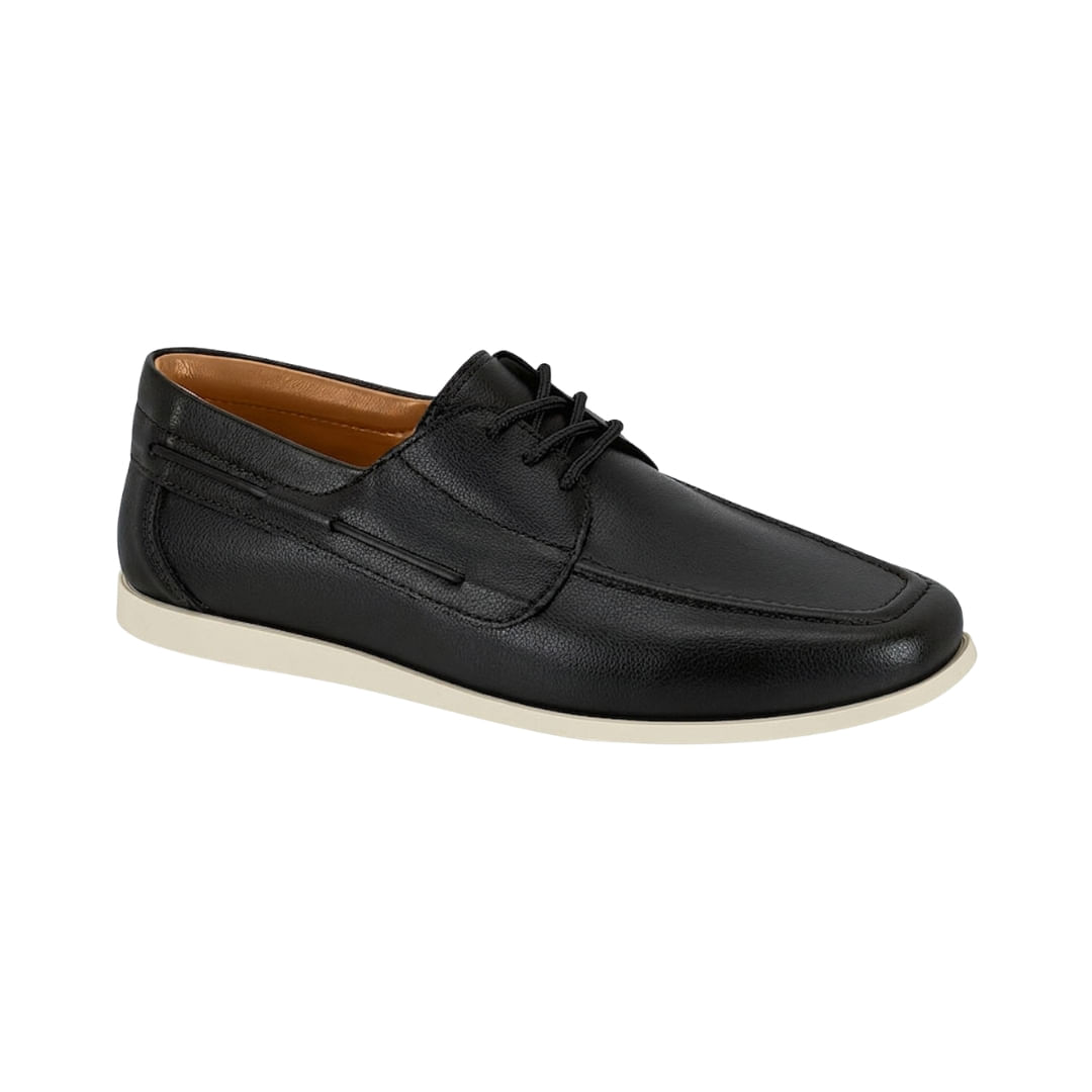Mocasín Napa Floather Madri Negro Hombre Br Sport