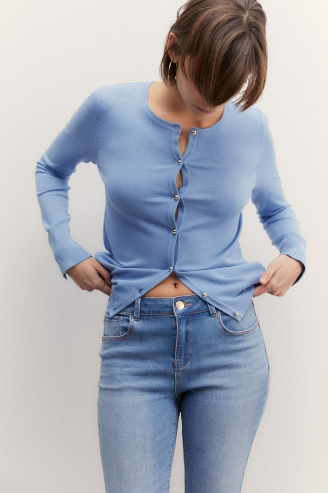 Jeans Skinny High Rise Wb - Imagen 3