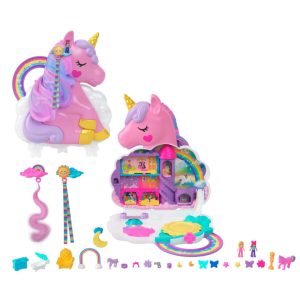 Set De Unicornio Con Salón Arcoíris - Imagen 2