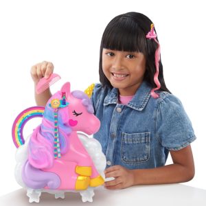 Set De Unicornio Con Salón Arcoíris - Imagen 3