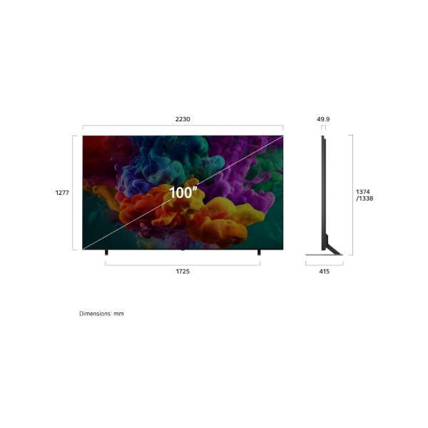 TV LG 100QNED85BS.AWH 100" 4K QNED Mini LED - Imagen 2
