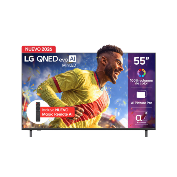 TV LG 55QNED80BSG.AWH 55" 4K QNED Mini LED
