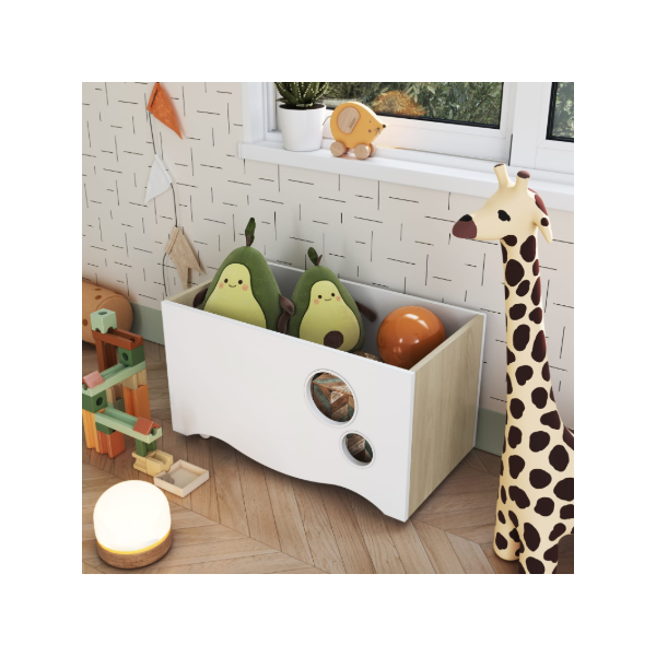 Caja de Juguetes Encanto Roble Araguaia/Blanco M03452