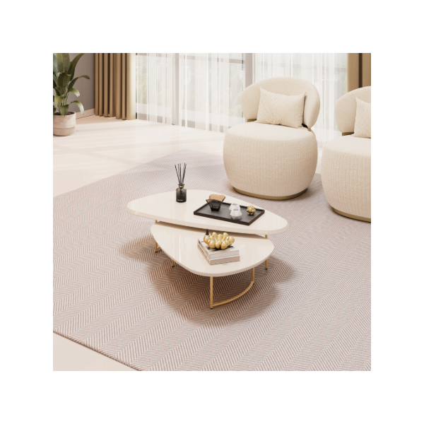 Mesa Centro Petala M03761 Off White