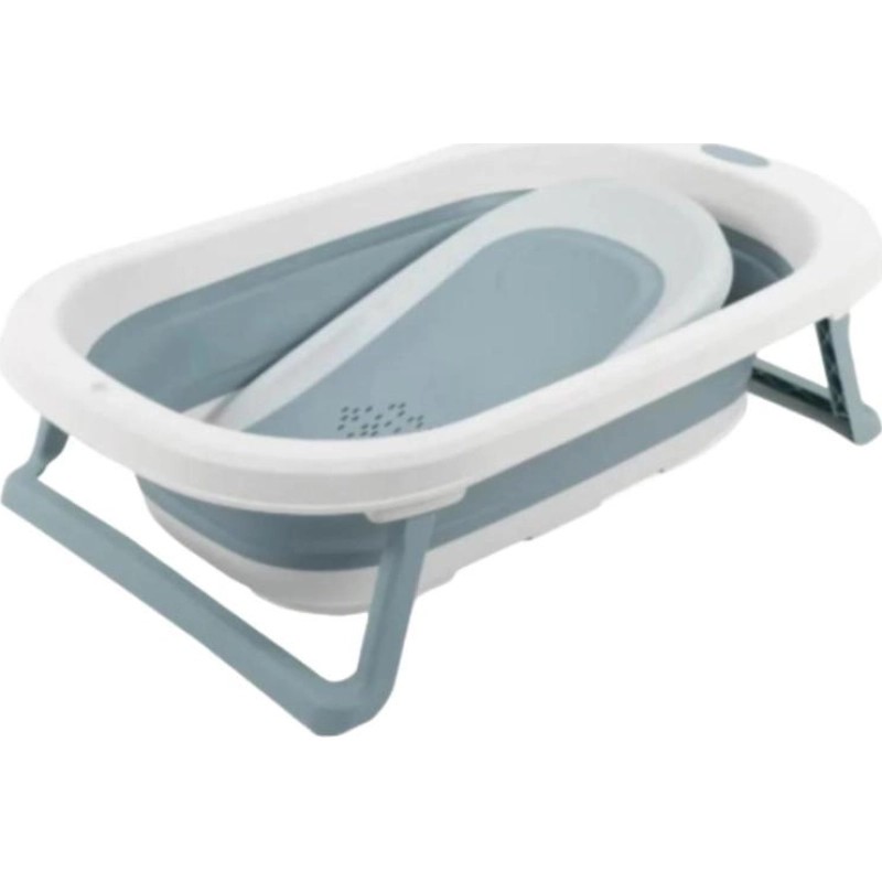 Banera Para Bebe Premium Baby Plegable Con Reductor Azul 25Kg Pb B102A