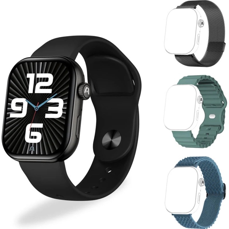 Reloj Smartwatch Argomtech S40 Black Slate Blue Green Rtc80610