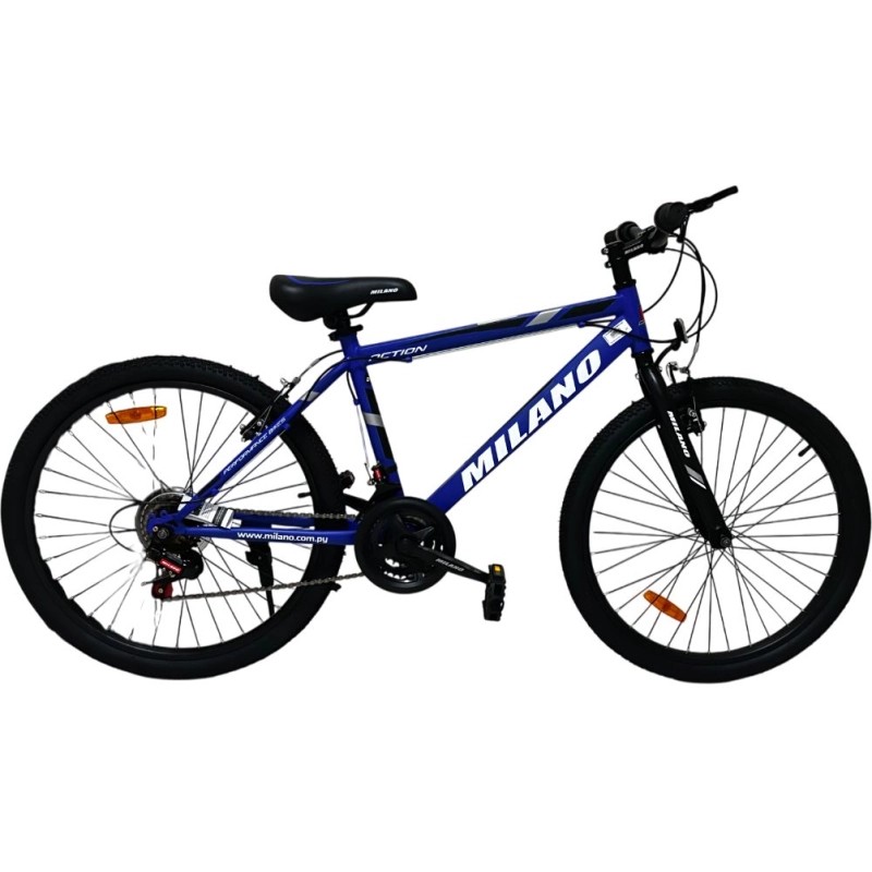 Bicicleta Milano Action Aro 24 21V Azul