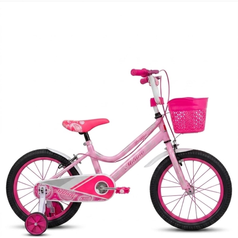 Bicicleta Milano Fiorenza Aro 16 Rosado