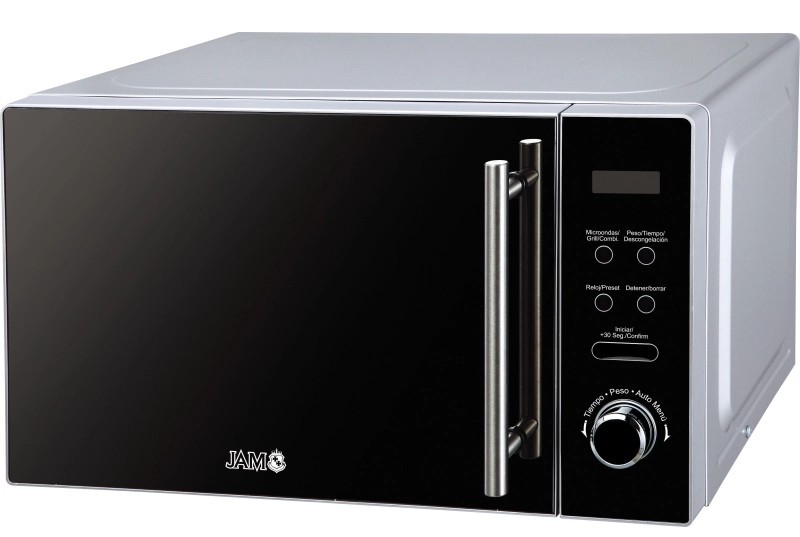 Microondas Jam 20L Digital Espejado Inox Con Grill 700W Ag720C3D