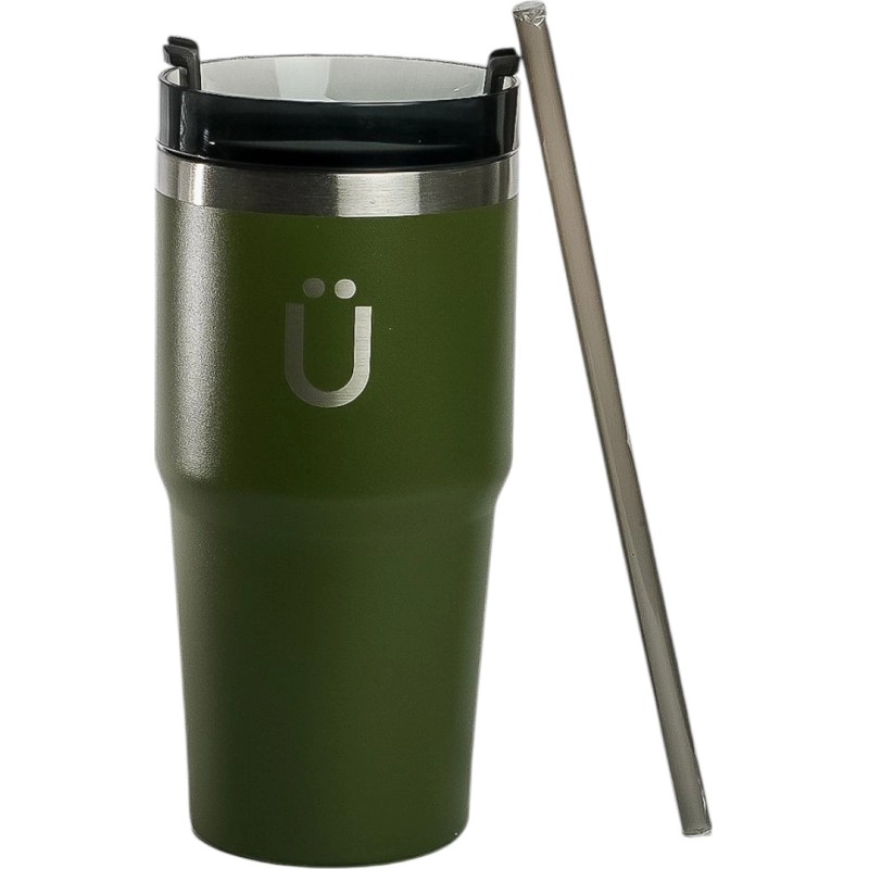 Vaso Termico Con Pajita Kuhl 600Ml Verde