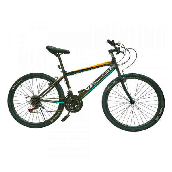 Bicicleta Veloz Thunder Aro 26 Negro/Naranja
