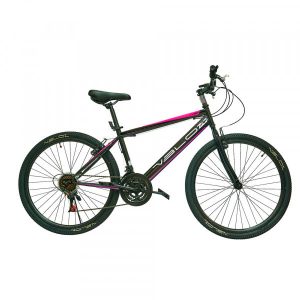 Bicicleta Veloz Thunder Aro 26 Negro/Fucsia