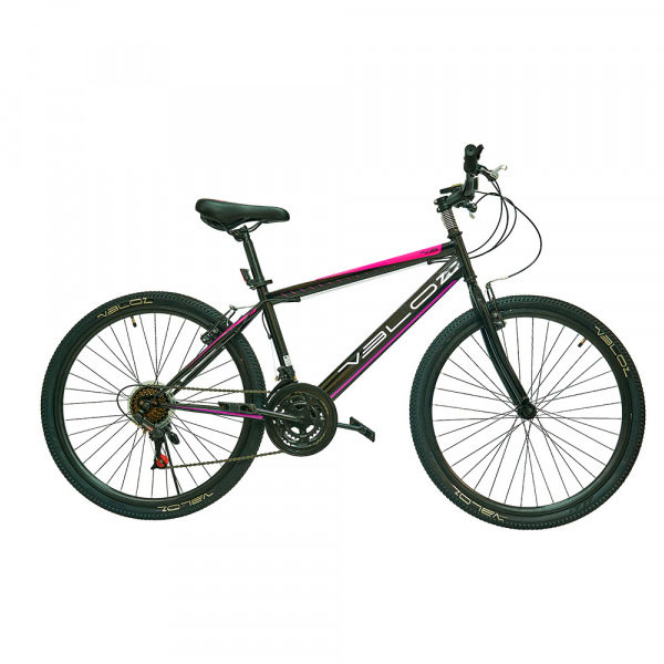 Bicicleta Veloz Thunder Aro 26 Negro/Fucsia