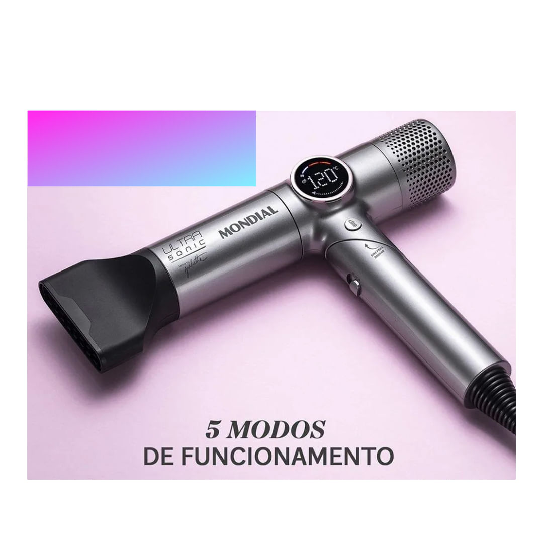 Secador De Pelo-Ultra Sonic Motor Bldc - Panel Digital Doblable 220V - Image 2