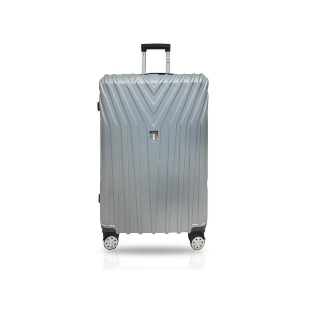 Maleta Bordo Hardside Grande 28In Silver White