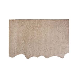 Alfombra Carving Organic Face Beige 295X395
