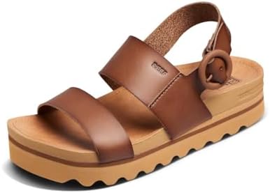 REEF Sandalias de plataforma con hebilla Vista Hi para mujer - Image 2