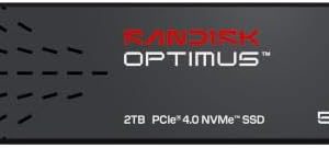 Alternative view of SANDISK SSD NVMe Optimus 5100 de 2 TB - PCIe 4.0 x4, M.2 2280, velocid