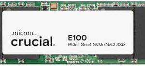 Alternative view of Crucial E100 2TB M.2 NVMe PCIe Gen4 SSD interno, hasta 5,000MB/s, comp