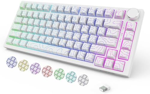 Teclado mecánico inalámbrico retroiluminado para juegos con perilla - Image 2