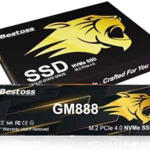 Alternative view of SSD NVMe PCIe 4.0 M.2 2280 de 512 GB para PC, PS5, portátiles, hasta 7