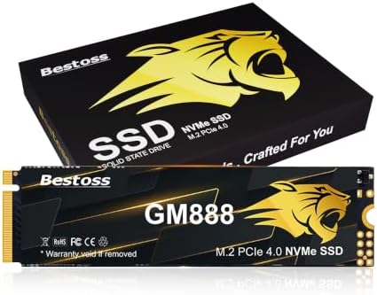 SSD NVMe PCIe 4.0 M.2 2280 de 512 GB para PC, PS5, portátiles, hasta 7 - Image 2