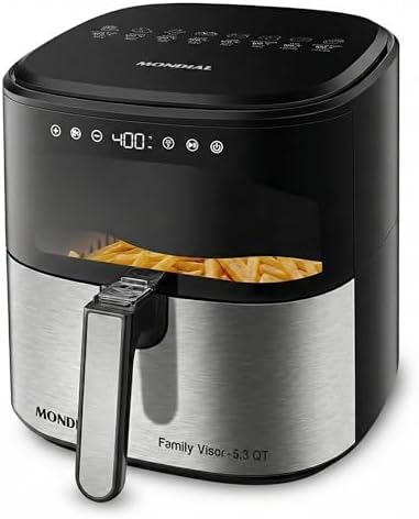 Mondial Air Fryer Digital 5.3 litros (5.3QT) - Freidora eléctrica con - Image 2