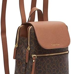 Calvin Klein Mochila con solapa Elaine Signature Key Item para mujer, - Image 3