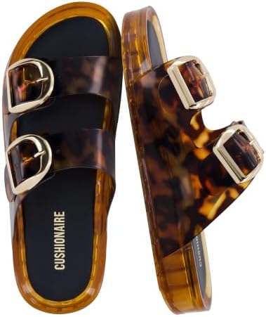 CUSHIONAIRE Sandalias de gelatina sin cordones Gummie para mujer - Image 2