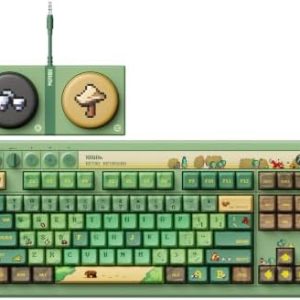 Alternative view of 8Bitdo Teclado mecánico Retro 87 para PC con Windows y Android, Forest
