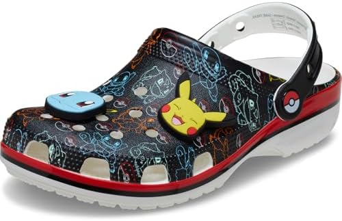 Crocs Zuecos Pikachu clásicos unisex para adultos - Image 2