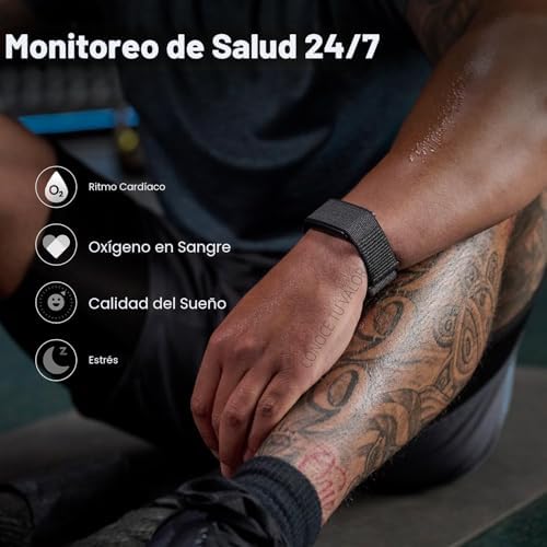 Amazfit Helio Strap Monitor de actividad sin pantalla, batería de 10 d - Image 3