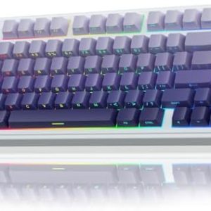 Alternative view of AULA Teclado mecánico inalámbrico F75 Pro, 75% teclado personalizado i