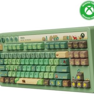 8Bitdo Teclado mecánico Retro 87 para PC con Windows y Android, Forest - Image 3