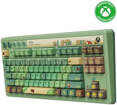 8Bitdo Teclado mecánico Retro 87 para PC con Windows y Android, Forest - Image 3