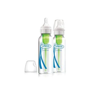 Set X2 Biberones De Vidrio Boca Estrecha De 8 Oz/250Ml