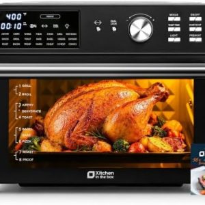 Alternative view of 31.7Qt Large Air Fryer Toaster Oven,21 in 1 Presets,Dual Cook,6 Accs,B