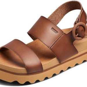 REEF Sandalias de plataforma con hebilla Vista Hi para mujer