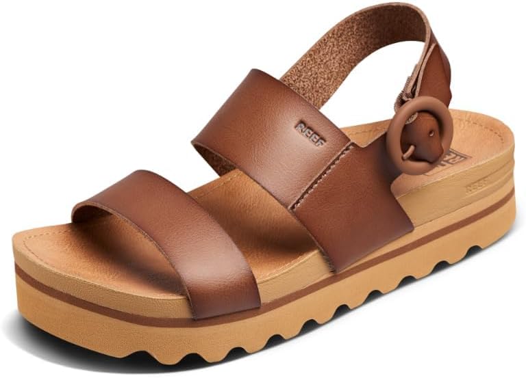 REEF Sandalias de plataforma con hebilla Vista Hi para mujer