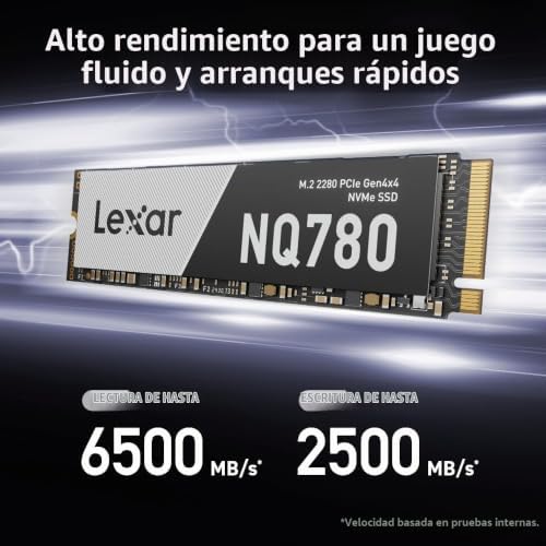 Lexar Unidad interna de estado sólido SSD NQ780 PCIe Gen4 NVMe M.2 228 - Image 3