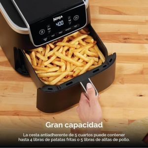 Ninja | Freidora de aire | Capacidad de 5 QT | Freidora de aire 5 en 1 - Imagen 3