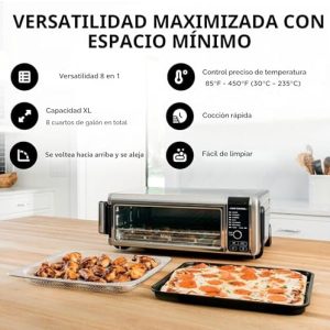 Horno de Encimera Digital Ninja Air Fry, Funcionalidad 8 en 1, 1800W, - Image 3