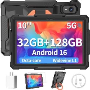 Alternative view of Tableta 10 pulgadas Android 16 tableta, 32GB RAM 128GB ROM