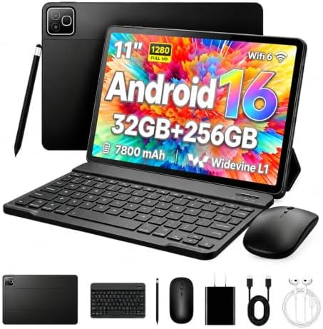 Tablet Tablet Android 16 de 11 pulgadas, paquete de tableta 2 en 1 con - Image 2