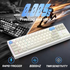 70% Springless TMR Gaming Keyboard,Custom CNC 0.005mm RT Updatable - Image 3
