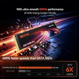 SIX X4000 512G M.2 SSD PCIe Gen3x4 NVME SSD Unidad de estado sólido - - Image 3